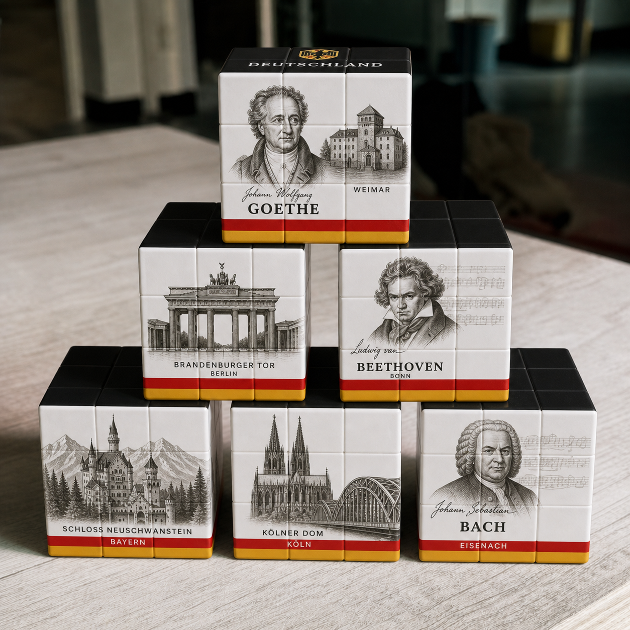 Rubik's Cube Zauberwürfel 3x3x3 bedrucken als Werbeartikel