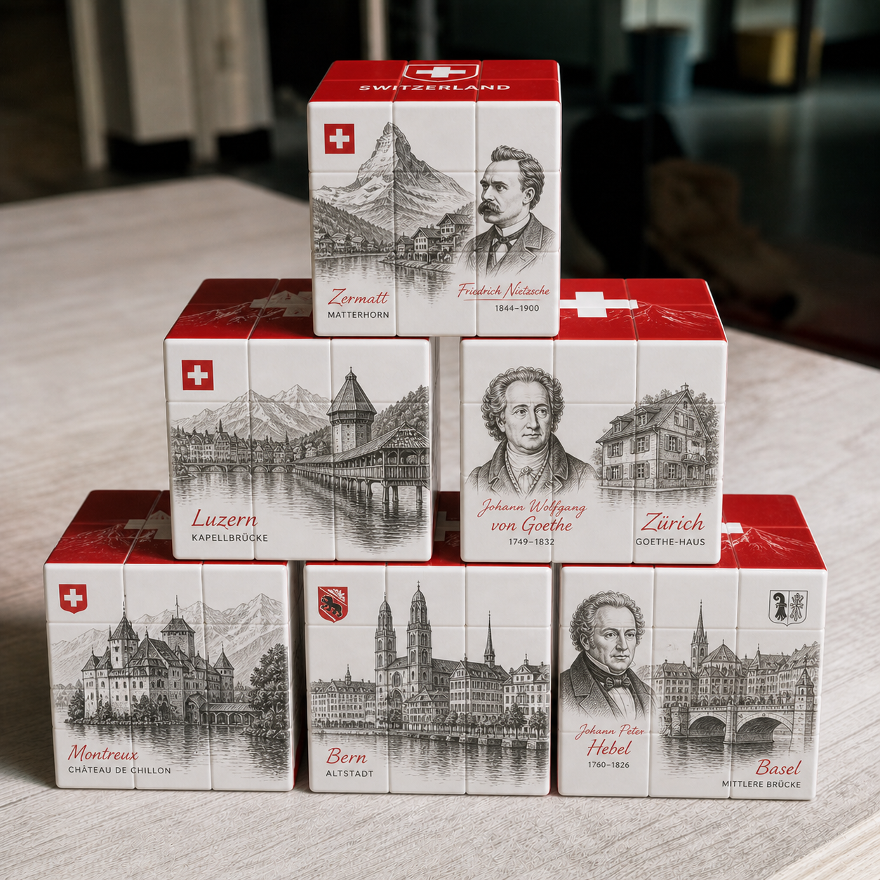 Zauberwürfel Rubik's Cube individuell bedrucken lassen
